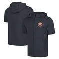 thumbnail image 1 of Men's Levelwear Navy Houston Astros Recruit Short Sleeve Full-Zip Hoodie, 1 of 3