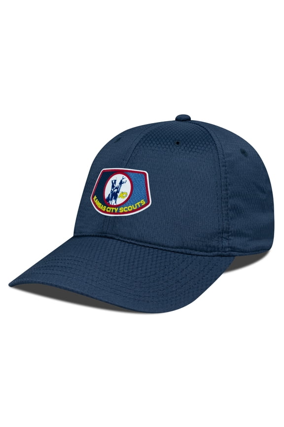 Men's Levelwear Navy Kansas City Scouts Retro Skylight Matrix Adjustable Hat