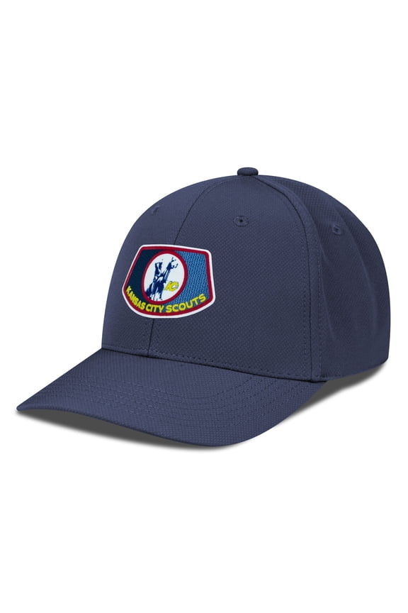 Men's Levelwear Navy Kansas City Scouts Retro Skylight Rise Flex Hat