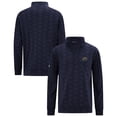 thumbnail image 1 of Men's Levelwear Navy Minnesota Wild Chameleon Quarter-Zip Sweatshirt, 1 of 3