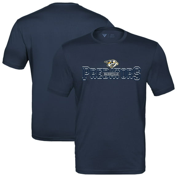 Men's Levelwear  Navy Nashville Predators Anthem Journey Performance T-Shirt