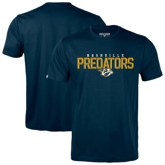 Men's Levelwear Navy Nashville Predators Richmond Carve T-Shirt