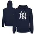thumbnail image 1 of Men's-Levelwear  Navy New York Yankees Distressed Podium Acumen Pullover Hoodie, 1 of 3