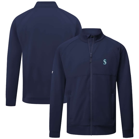 Men's Levelwear Navy Seattle Mariners Form Insignia Full-Zip Jacket