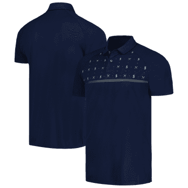 Men's Levelwear Navy Seattle Mariners Sector Batter Up Raglan Polo