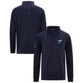 thumbnail image 1 of Men's Levelwear Navy St. Louis Blues Chameleon Quarter-Zip Sweatshirt, 1 of 3