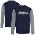 thumbnail image 1 of Men's Levelwear Navy St. Louis Cardinals Throwback Ultimate Carve Sweatshirt, 1 of 3