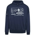 thumbnail image 1 of Men's Levelwear  Navy Toronto Maple Leafs Contact Campaign Pullover Hoodie, 1 of 1