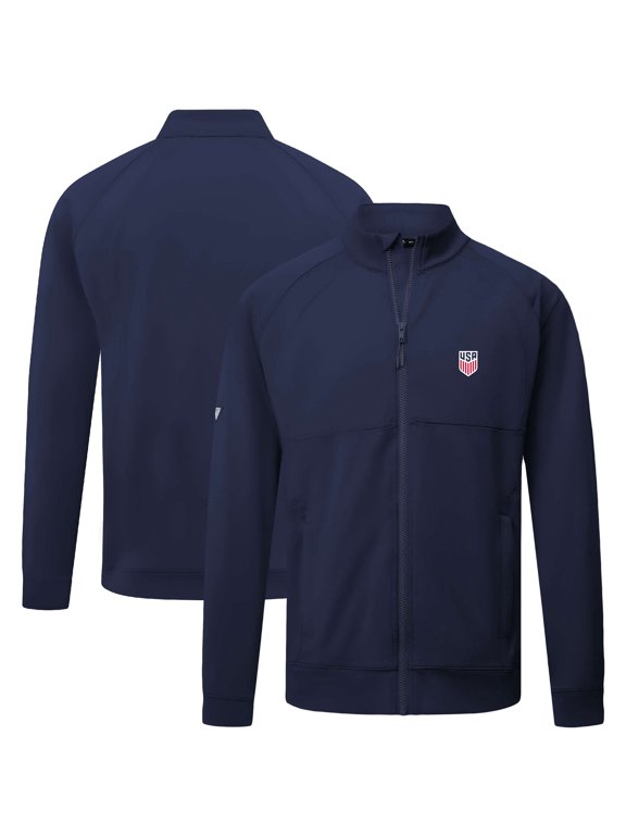 Men's Levelwear Navy USMNT Form Full-Zip Jacket