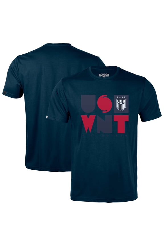 Men's Levelwear Navy USWNT Richmond Full On T-Shirt