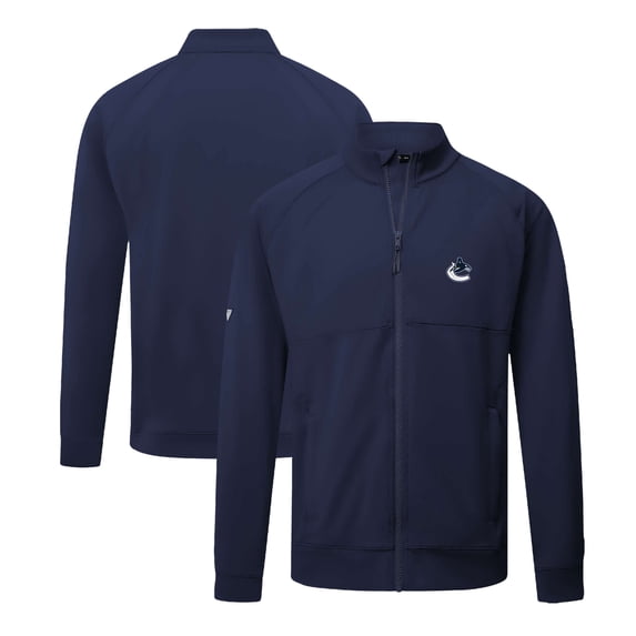 Men's Levelwear Navy Vancouver Canucks Form Insignia Core Full-Zip Jacket