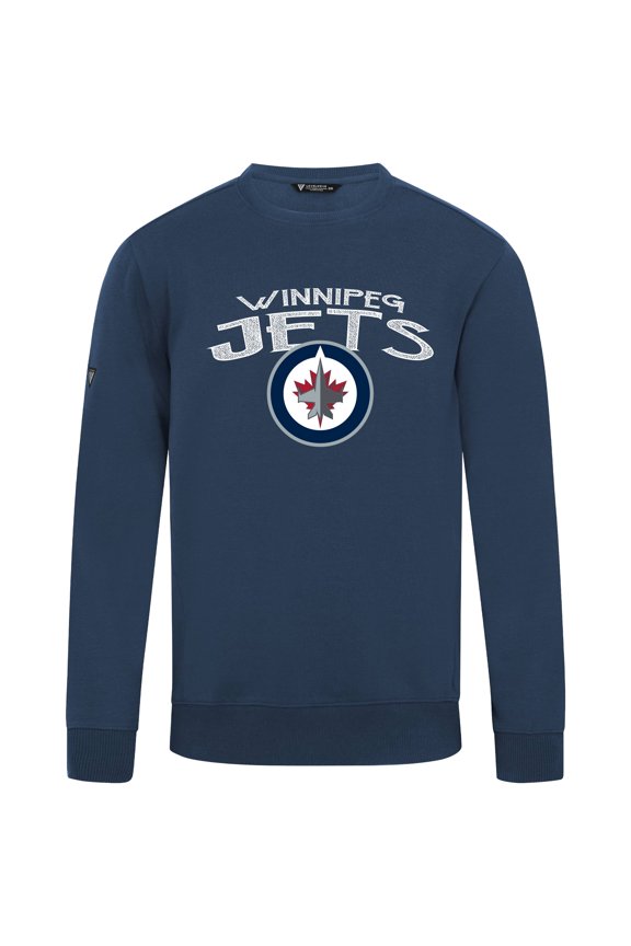 Men's Levelwear Navy Winnipeg Jets Zane Mission Sweatshirt