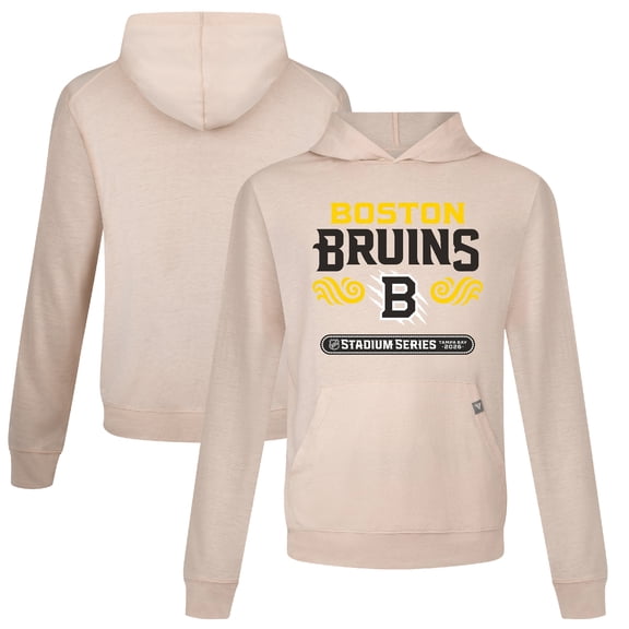 Men's Levelwear  Oatmeal Boston Bruins 2026 NHL Stadium Series Relay Hoodie