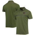 thumbnail image 1 of Men's Levelwear Olive Chicago Cubs Delta Sector Raglan Polo, 1 of 4