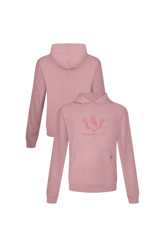 Men's Levelwear Pink Chicago White Sox Bridal Rose Relay Pullover Hoodie