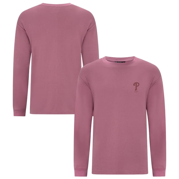 Men's Levelwear Pink Philadelphia Phillies Bridal Rose Luxe Signature Long Sleeve T-Shirt