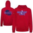 thumbnail image 1 of Men's Levelwear Red Atlanta Braves 2025 Spring Training Podium Pullover Hoodie, 1 of 3
