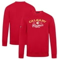 thumbnail image 1 of Men's Levelwear Red Calgary Flames Zane Ice Wall Pullover Sweatshirt, 1 of 3