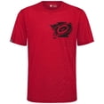 thumbnail image 1 of Men's Levelwear  Red Carolina Hurricanes  Focal Blasted T-Shirt, 1 of 1