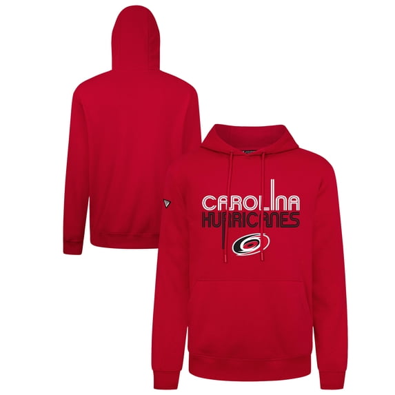 Men's Levelwear Red Carolina Hurricanes Podium Lanes Hoodie