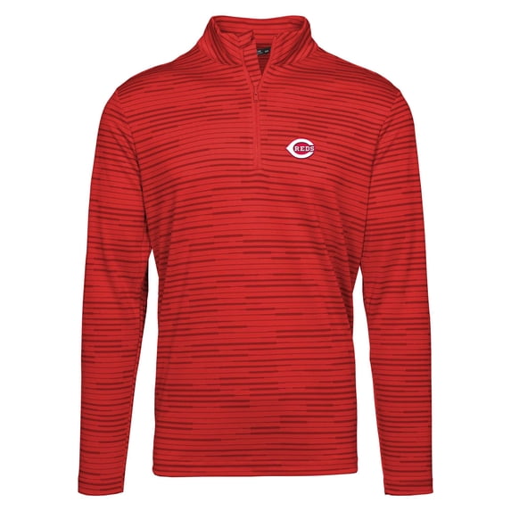 Men's Levelwear Red Cincinnati Reds Gear Insignia 2.0 Quarter-Zip Pullover Top