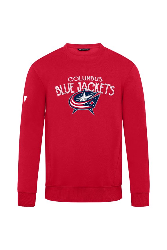 Men's Levelwear  Red Columbus Blue Jackets  Zane Mission Sweatshirt