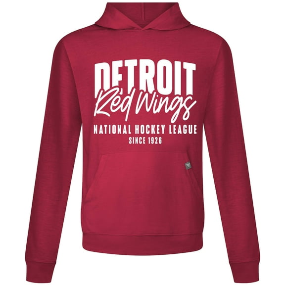 Men's Levelwear  Red Detroit Red Wings Relay Response Pullover Hoodie