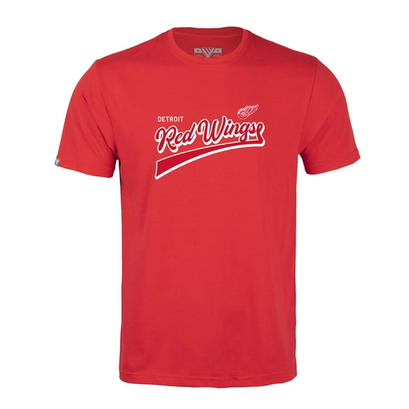 Men's Levelwear Red Detroit Red Wings Richmond Retro Script T-Shirt