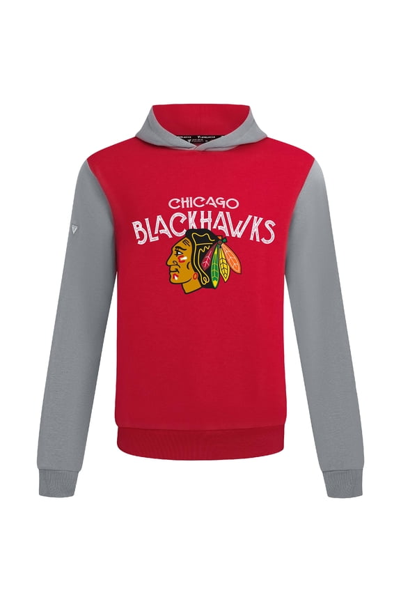 Men's Levelwear Red/Gray Chicago Blackhawks Ultimate Mission Pullover Hoodie