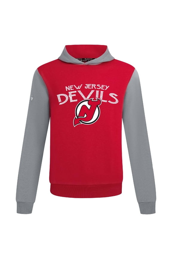 Men's Levelwear  Red/Gray New Jersey Devils Ultimate Mission Pullover Hoodie