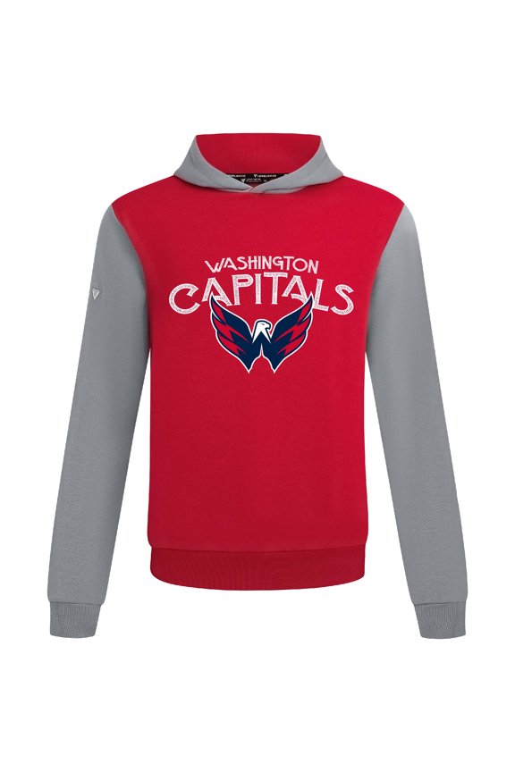 Men's Levelwear Red/Gray Washington Capitals Ultimate Mission Pullover Hoodie