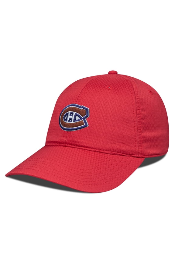Men's Levelwear Red Montreal Canadiens Matrix Adjustable Hat