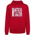 thumbnail image 1 of Men's Levelwear  Red Montreal Canadiens Podium Powerhouse Pullover Hoodie, 1 of 1