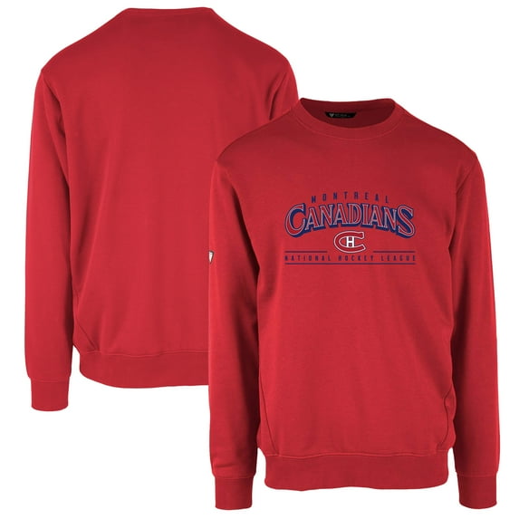 Men's Levelwear Red Montreal Canadiens Retro Zane Sweatshirt