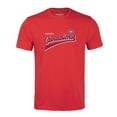 thumbnail image 1 of Men's Levelwear Red Montreal Canadiens Richmond Retro Script T-Shirt, 1 of 1