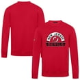 thumbnail image 1 of Men's Levelwear Red New Jersey Devils Zane Banner Arch Pullover Sweatshirt, 1 of 3