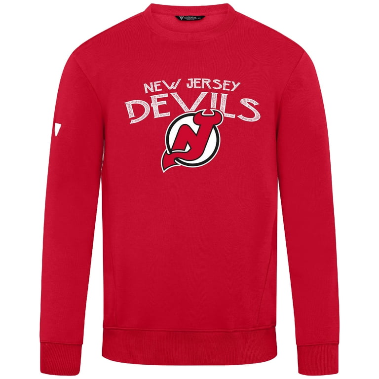 Men's Levelwear Red New Jersey Devils Zane Mission Sweatshirt
