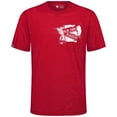 thumbnail image 1 of Men's Levelwear  Red New York Rangers  Focal Blasted T-Shirt, 1 of 1