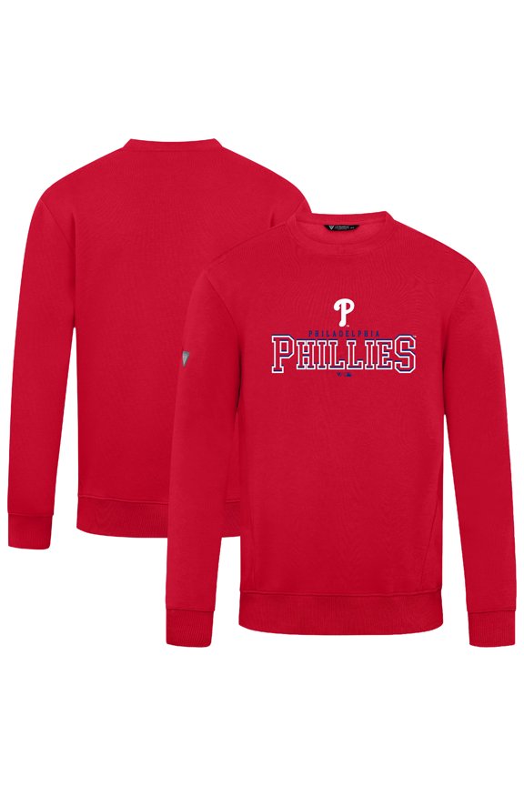 Men's Levelwear  Red Philadelphia Phillies Zane Journey Sweatshirt