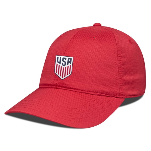Men's Levelwear Red USMNT Matrix Patch Adjustable Hat