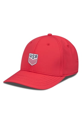Men's Levelwear Red USMNT Rise Patch Flex Hat