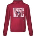thumbnail image 1 of Men's Levelwear  Red Washington Capitals Relay Powerhouse Pullover Hoodie, 1 of 1