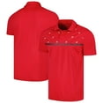 thumbnail image 1 of Men's Levelwear Red Washington Nationals Sector Batter Up Raglan Polo, 1 of 3