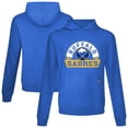 thumbnail image 1 of Men's Levelwear Royal Buffalo Sabres Relay Banner Arch Pullover Hoodie, 1 of 3