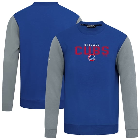 Men's Levelwear Royal Chicago Cubs Throwback Ultimate Carve Sweatshirt