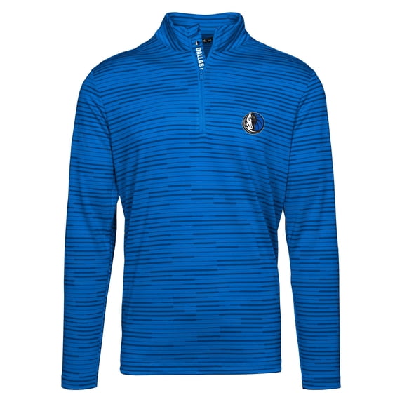 Men's Levelwear Royal Dallas Mavericks Gear Insignia Core Quarter-Zip Pullover Top
