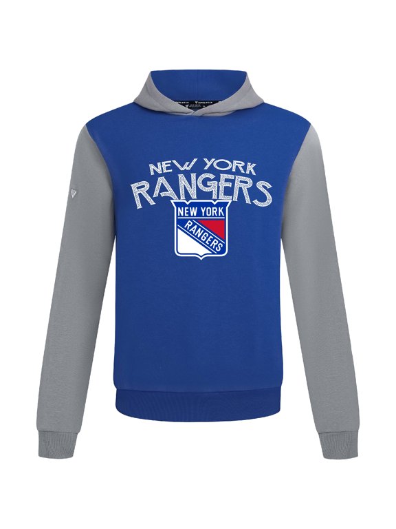Men's Levelwear Royal/Gray New York Rangers Ultimate Mission Pullover Hoodie