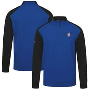 Mens Levelwear Royal New York Mets Insignia 2.0 Quarter-Zip Pullover Top