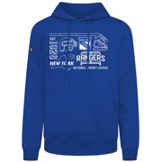 Men's Levelwear Royal New York Rangers Podium Campaign Pullover Hoodie