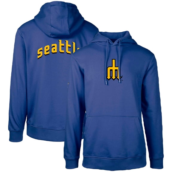 Men's Levelwear Royal Seattle Mariners City Connect Podium Core 2.0 Pullover Hoodie